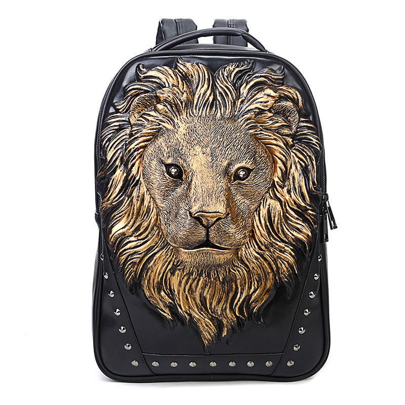 Waterproof Lion Head Punk Backpack – Shield Packs