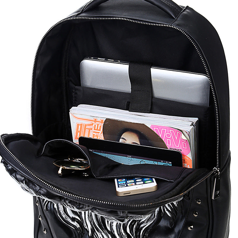 Waterproof Lion Head Punk Backpack – Shield Packs