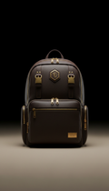 Backpack Featuring Brushed Gold Hardware