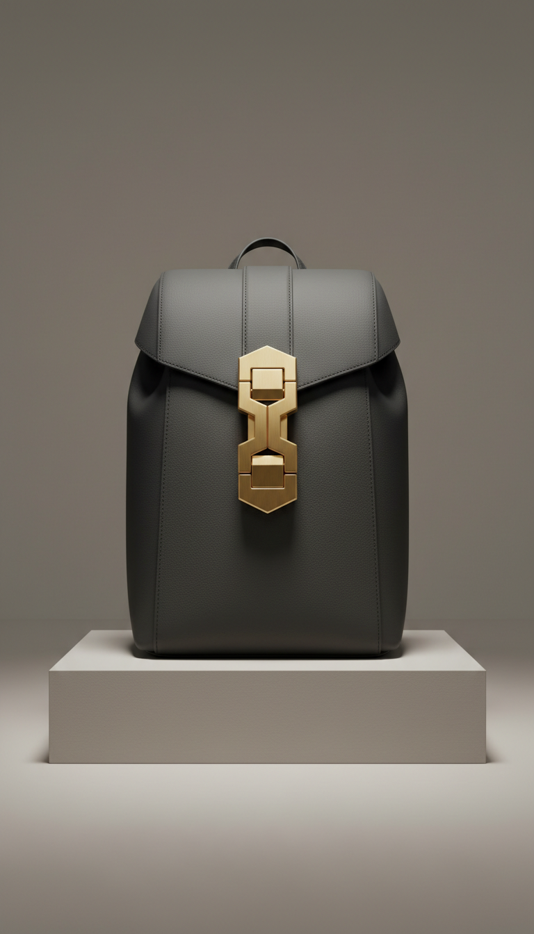 Matte Gold Hardware Accent Detail